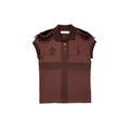 Epaulette Women's Top Brown