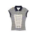 Striped Marching Band Women's Polo