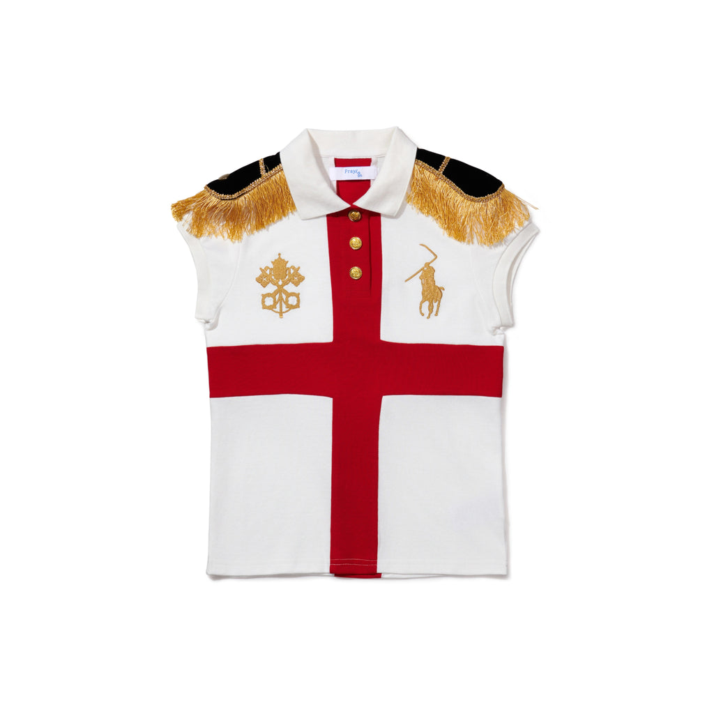 Epaulette Women's Top White