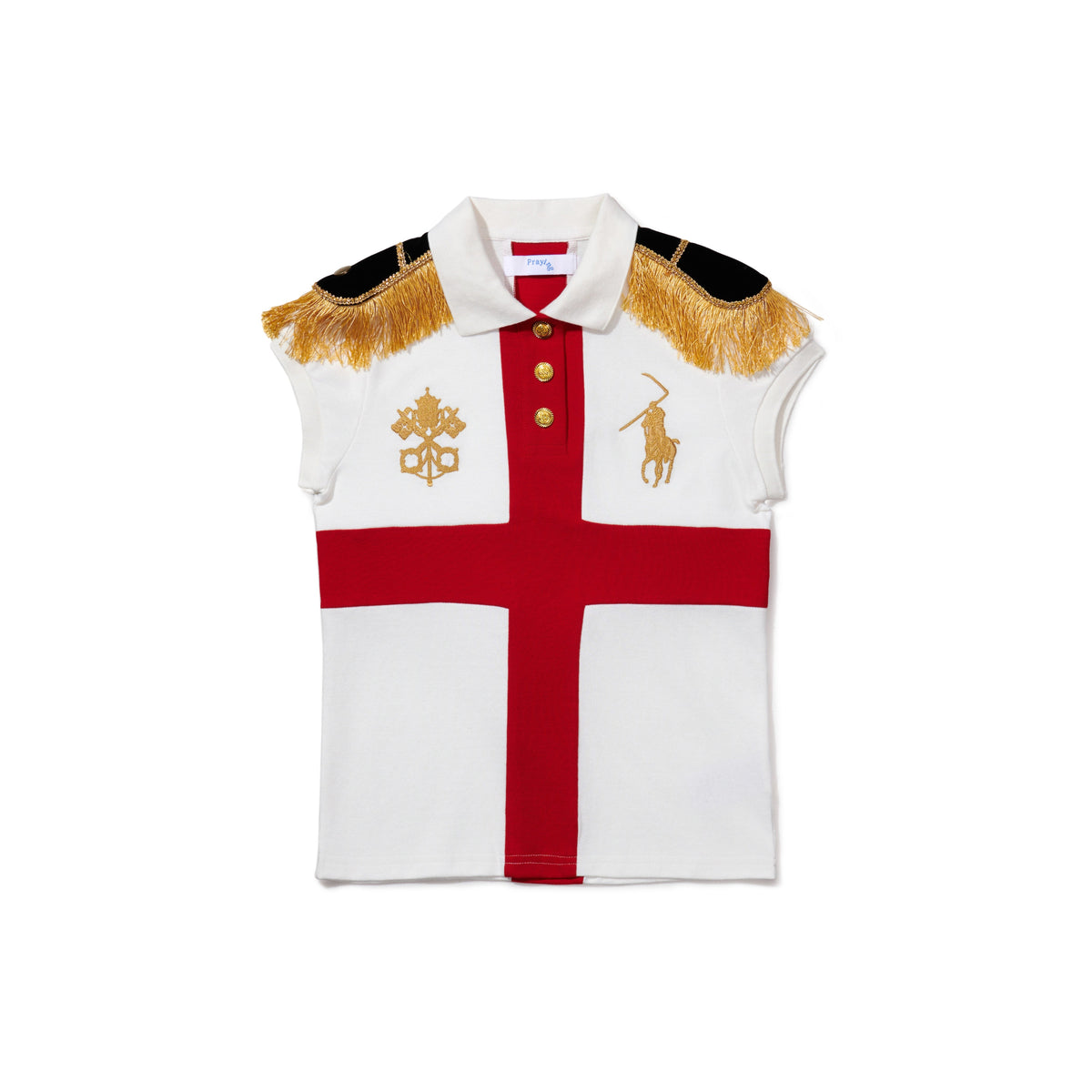 Epaulette Women's Top White