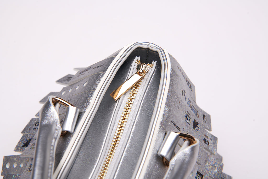 Silver Wristband Bag