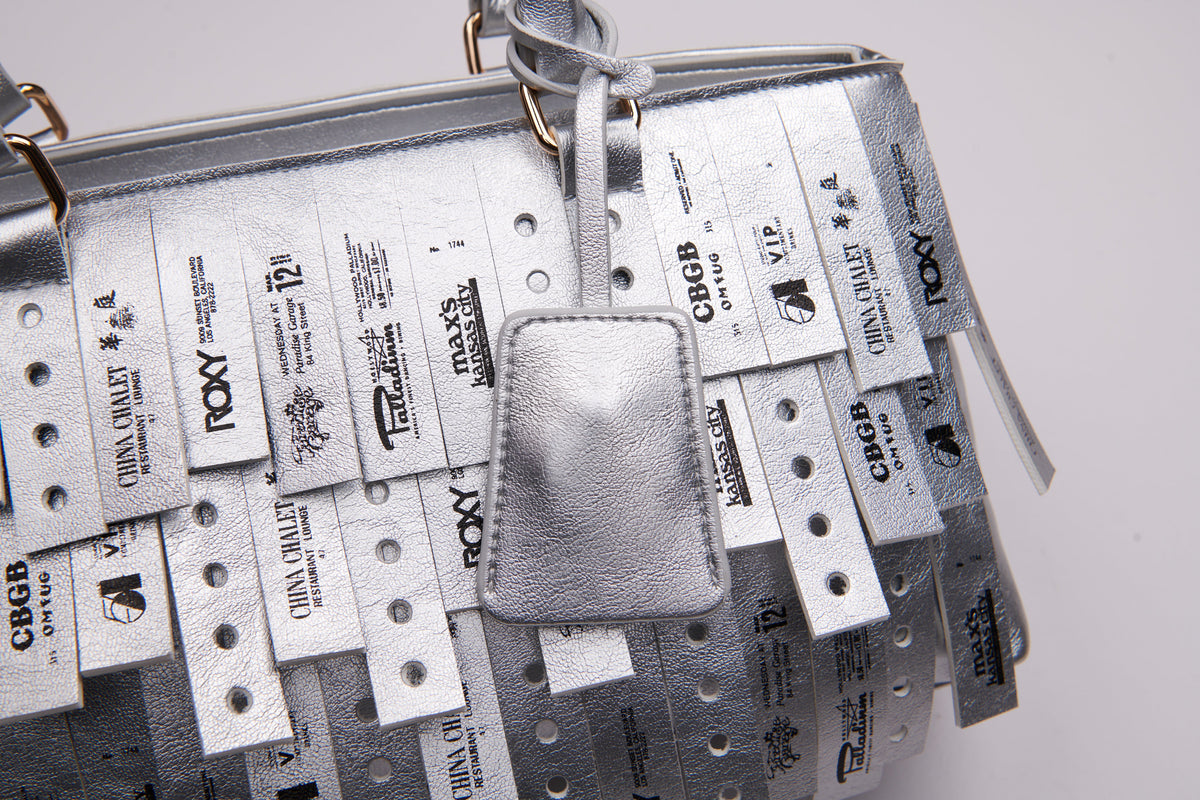 Silver Wristband Bag