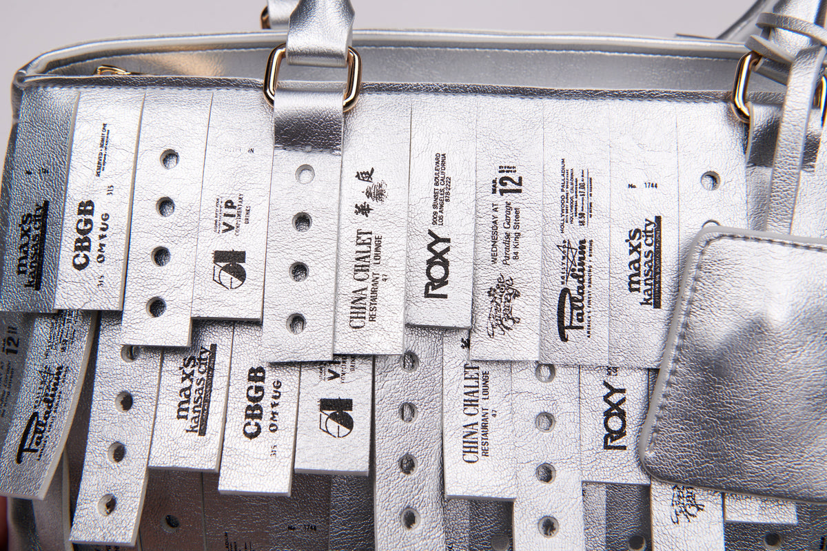 Silver Wristband Bag