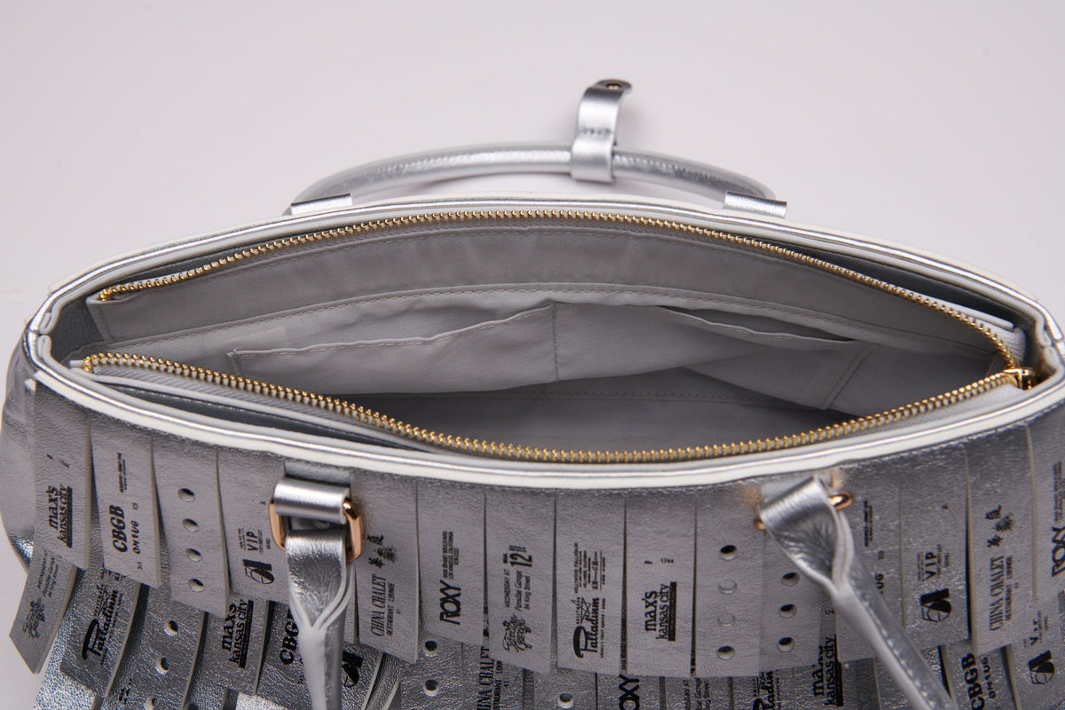 Silver Wristband Bag