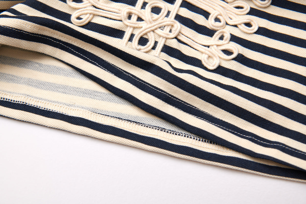 Striped Marching Band Women's Polo