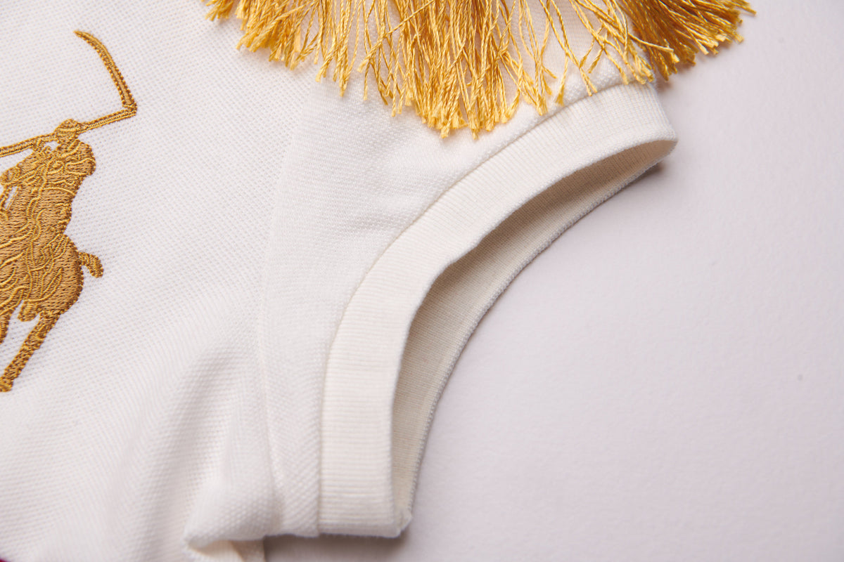 Epaulette Women's Top White