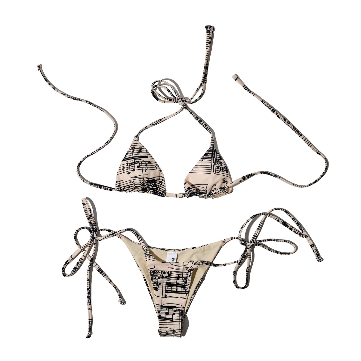 Music Note Bikini Set