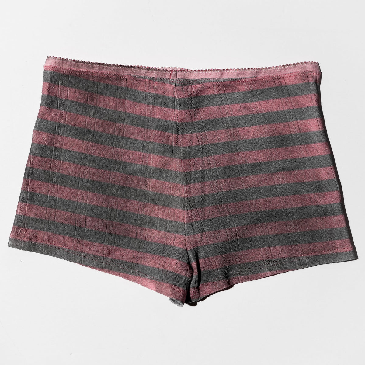 Pink Dirty Stripe Short
