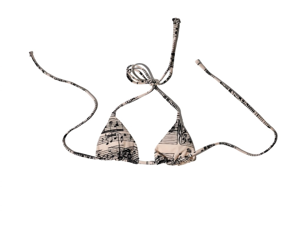 Music Note Bikini Top