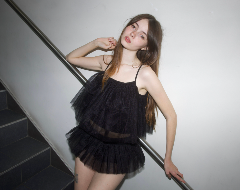 Tulle Tank Top