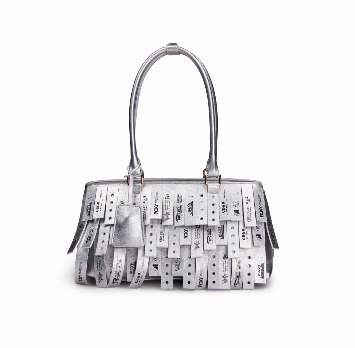 Silver Wristband Bag